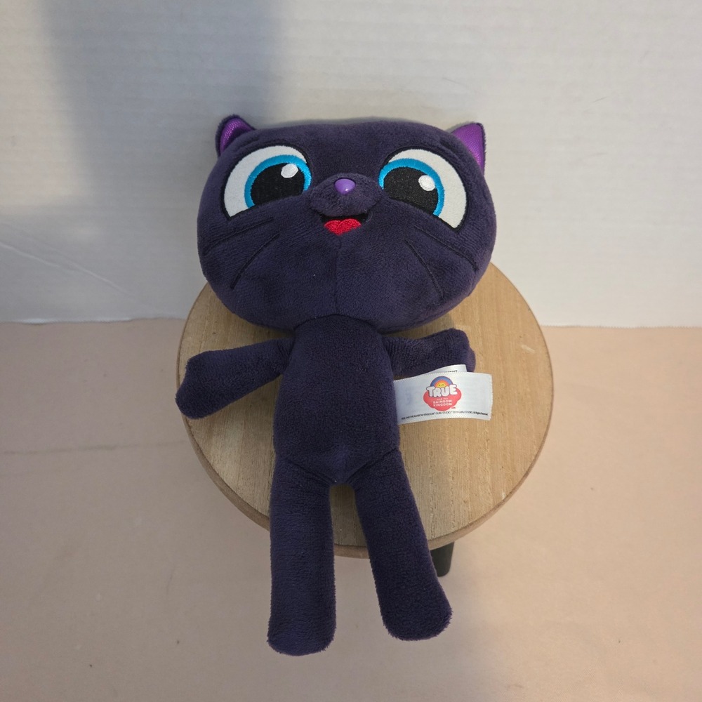 True and the Rainbow Kingdom Bartleby the Cat Plush Aurora World Purple